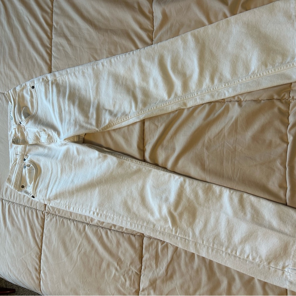 Zara Women's Cream Ankle & Cropped Jeans